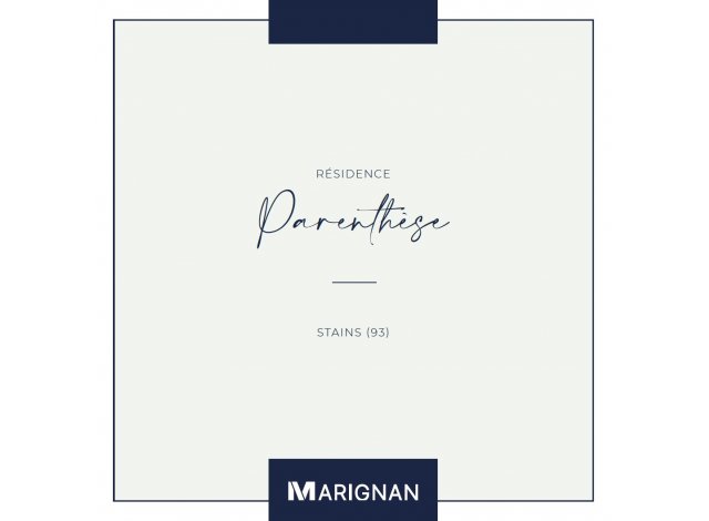 Programme immobilier neuf appart Stains