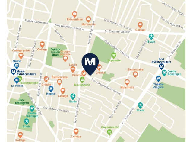 Programme immobilier neuf appart Aubervilliers