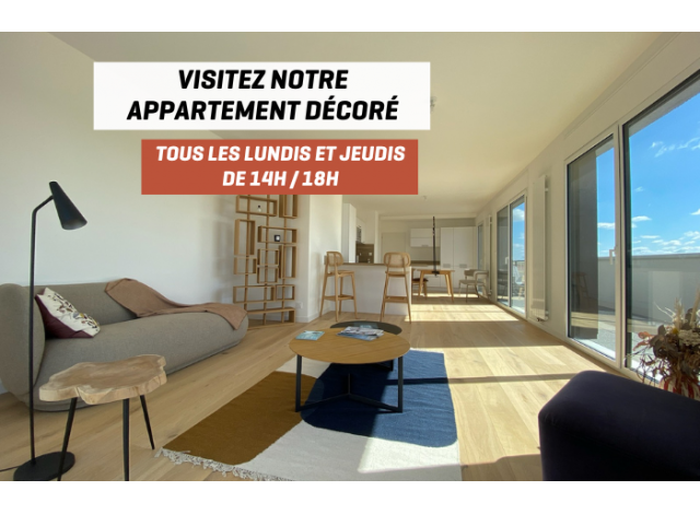 Investissement locatif en Bretagne : programme immobilier neuf pour investir Cours Saint-Michel  Rennes