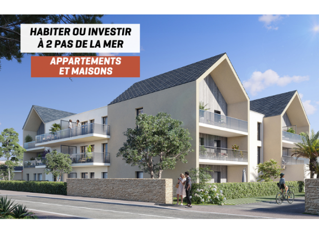 Investissement locatif en Bretagne : programme immobilier neuf pour investir Les Voiles  Sarzeau