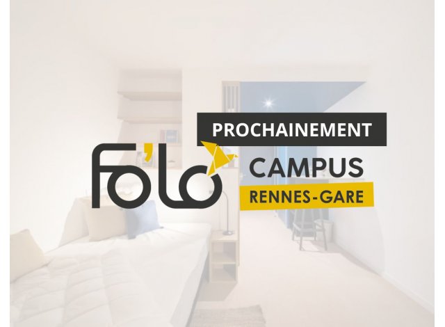 Investissement locatif en Ille et Vilaine 35 : programme immobilier neuf pour investir Folo  Rennes