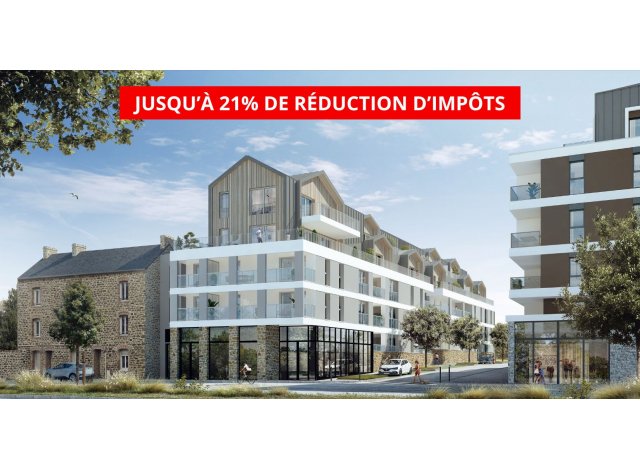 Investissement locatif  Granville : programme immobilier neuf pour investir Montana  Saint-Malo