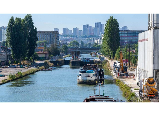 Programme neuf Aubervilliers : Tendance Canal
