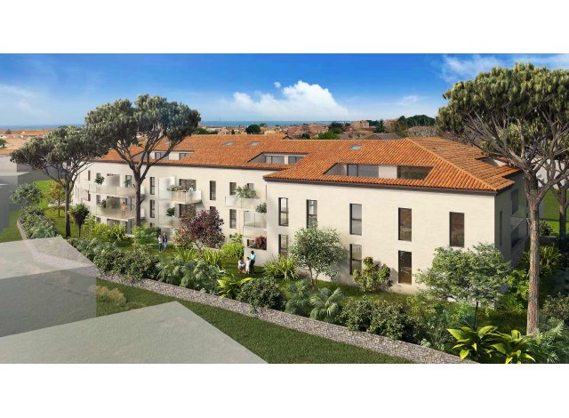 Programme immobilier neuf avec promotion à 15 Min à Pied du Port Beau 3 Pièces  Marseillan