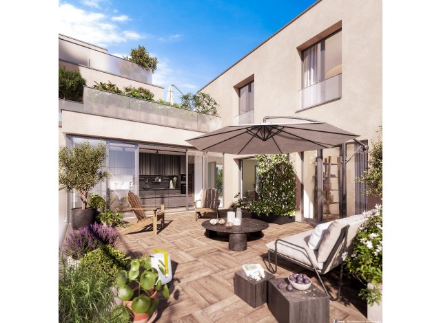 Les Jardins de Galleron appart Paris 20ème