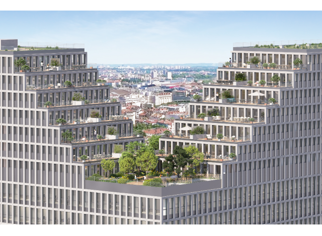 Investissement locatif en Rhne-Alpes : programme immobilier neuf pour investir Ki - Part Dieu  Lyon 3ème