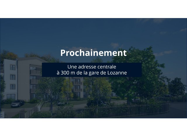 Programme immobilier neuf appart Lozanne