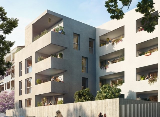 Investissement locatif dans les Alpes-Maritimes 06 : programme immobilier neuf pour investir Nice Est - Villa Bianca  Nice