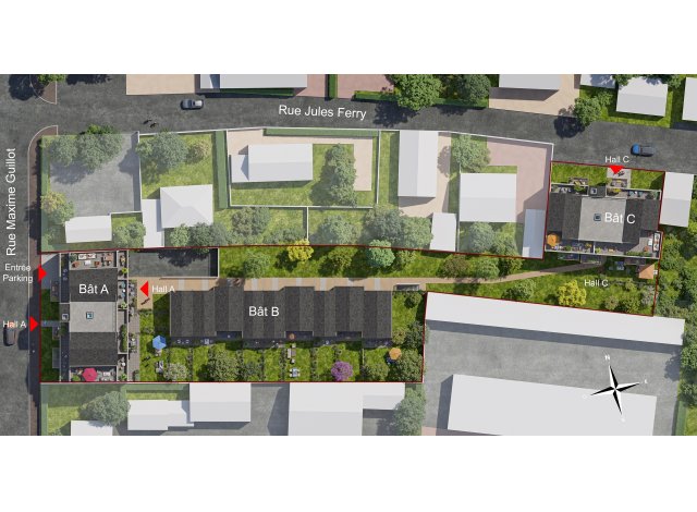 Logement neuf Chenôve : Atelier 58 les Appartements