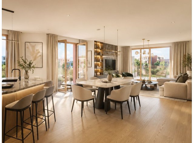 Immobilier neuf Aubervilliers : Les Loggias du Parc