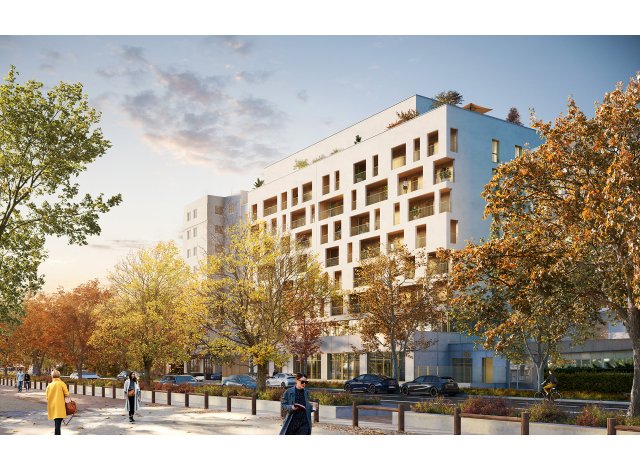 Investissement locatif en Rhne-Alpes : programme immobilier neuf pour investir Cinetik  Lyon 8ème