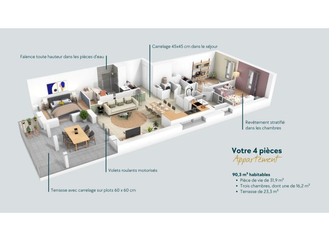 Flore & Sens programme neuf Échirolles