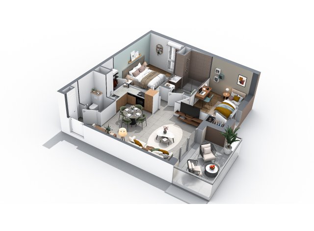 Programme immobilier neuf appart Domene