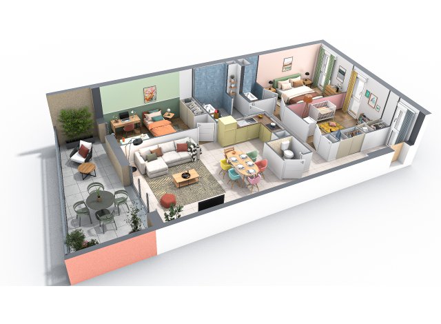 Programme immobilier neuf appart Le Pont-de-Claix