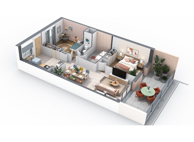 Programme immobilier neuf appart Le Pont-de-Claix