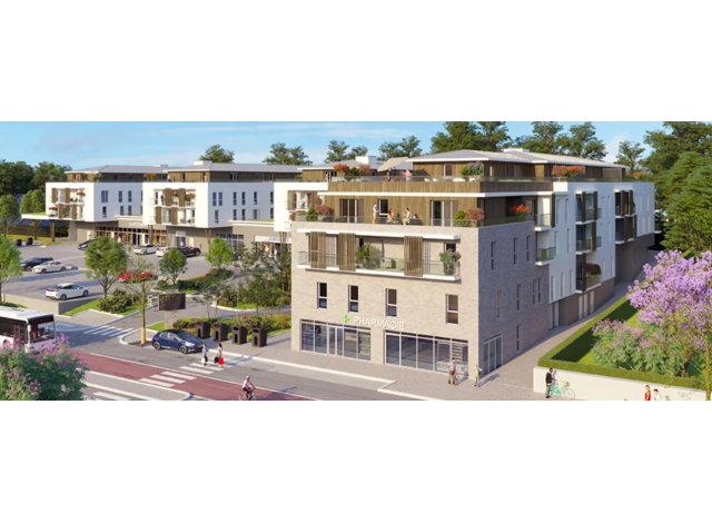 Investissement locatif en Seine-Maritime 76 : programme immobilier neuf pour investir Déville-lès-Rouen M2  Déville-lès-Rouen