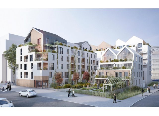 Investissement locatif en Seine-Maritime 76 : programme immobilier neuf pour investir Rouen M3  Rouen