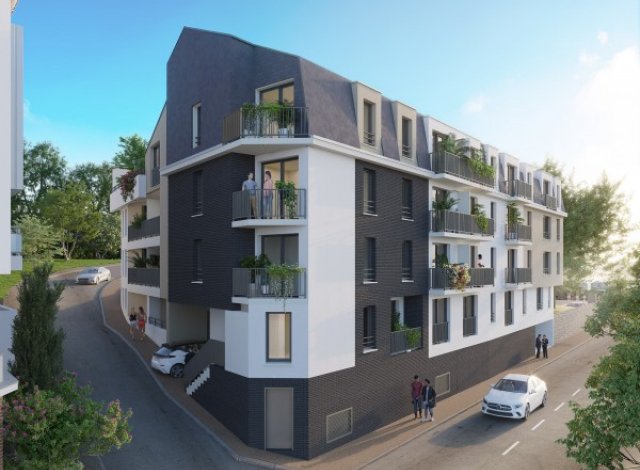 Investissement locatif en Seine-Maritime 76 : programme immobilier neuf pour investir Darnétal M1  Darnétal
