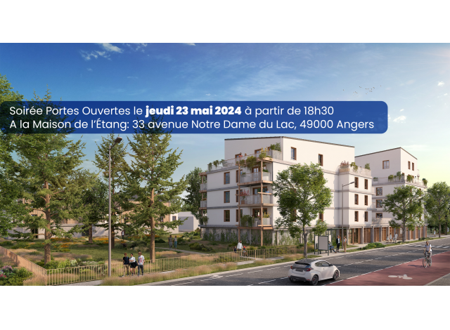 Investissement locatif en Pays de la Loire : programme immobilier neuf pour investir Angers M6  Angers