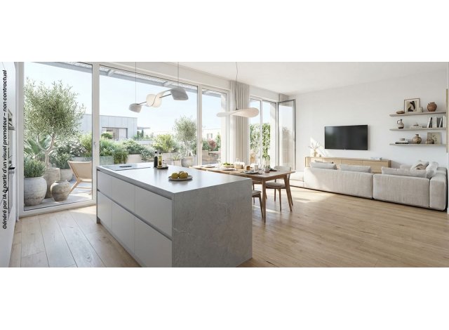 Immobilier neuf Dijon : Garden State - Bat e - Terrazza
