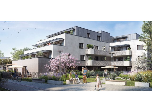 Garden State - Bat e - Terrazza programme neuf Dijon