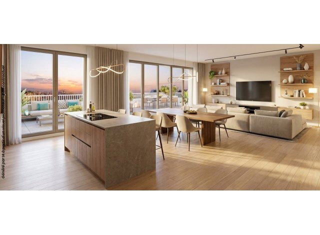 Les Balcons d'Opale immobilier neuf Noisy-le-Grand