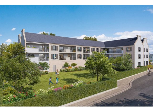 Investissement locatif en Bretagne : programme immobilier neuf pour investir Le Clos ty Guen  Auray