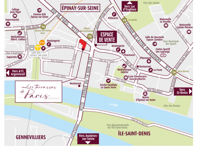 Les Terrasses de Paris programme neuf Épinay-sur-Seine