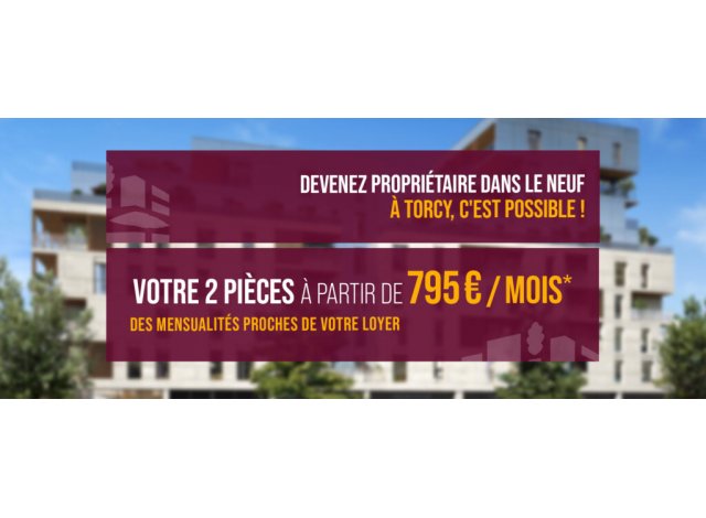 Logement neuf Torcy : Les Jardins d'Aragon