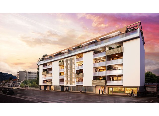 Investissement locatif en Rhne-Alpes : programme immobilier neuf pour investir L'Oiseau Blanc  Saint-Martin-d'Hères