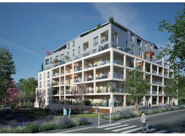 Investissement locatif en Seine-Maritime 76 : programme immobilier neuf pour investir Rouen - Parc des Sources  Rouen