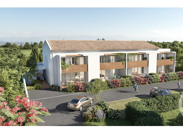Investissement locatif dans le Gard 30 : programme immobilier neuf pour investir Ayres  Codognan
