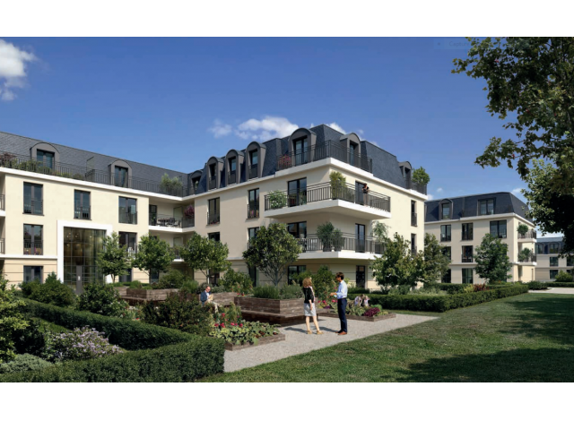 Investissement locatif dans l'Essonne 91 : programme immobilier neuf pour investir Le Domaine Dourdan  Dourdan