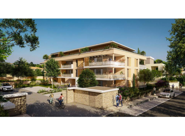 Investissement locatif  Meyreuil : programme immobilier neuf pour investir Vogue  Aix-en-Provence
