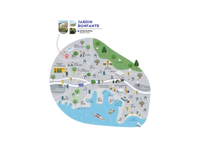 Logement neuf Toulon : Jardin Bonfante