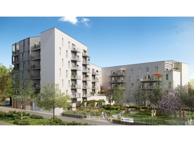 Investissement locatif dans le Calvados 14 : programme immobilier neuf pour investir Senioriales Fleury sur Orne  Fleury-sur-Orne