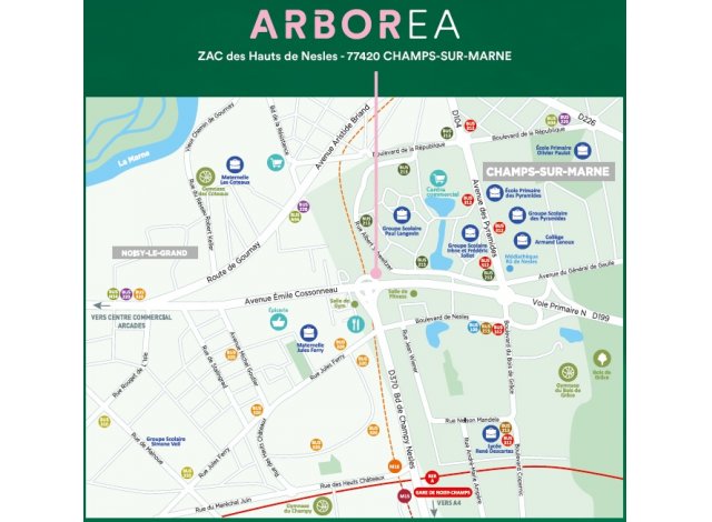 Logement neuf Champs-sur-Marne : Arborea