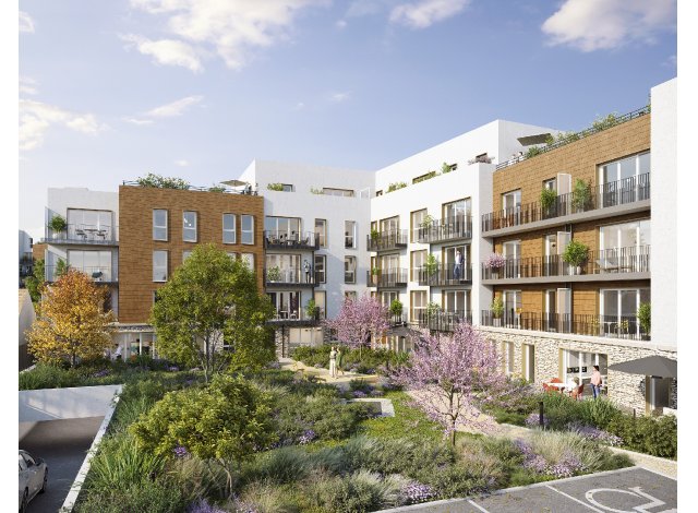Investissement locatif en Seine-Saint-Denis 93 : programme immobilier neuf pour investir Les Terrasses Marceau TR2 D1  Drancy