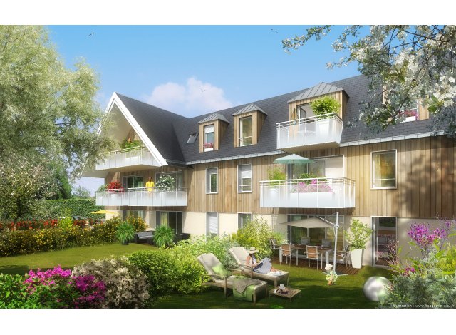 Investissement locatif en Basse-Normandie : programme immobilier neuf pour investir Opaline  Cabourg